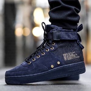Nike Air Force 1 sf navy blue mid